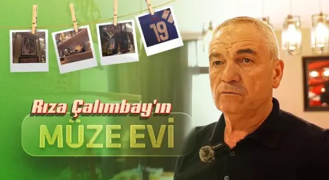 Rıza Çalımbay'ın Beşiktaş Müzesi gibi evini geziyoruz