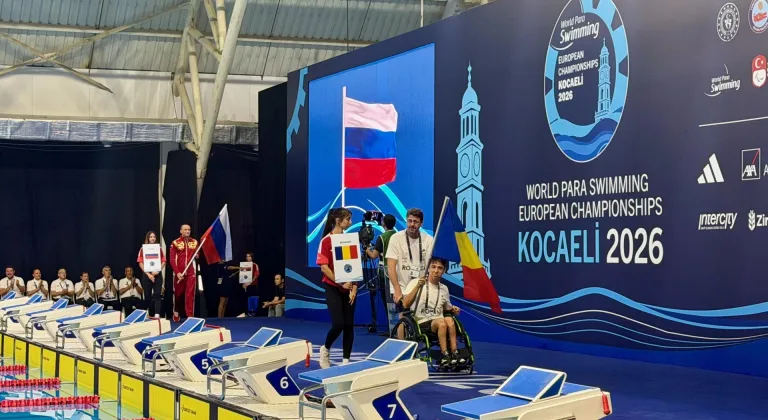 2026 Avrupa Para Yüzme Şampiyonası'nın açılış töreni, Kocaeli'de düzenlendi