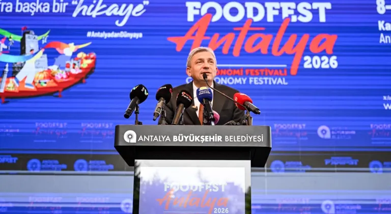 "5. Uluslararası Food Fest Antalya Gastronomi Festivali" ziyaretçilere kapılarını açtı