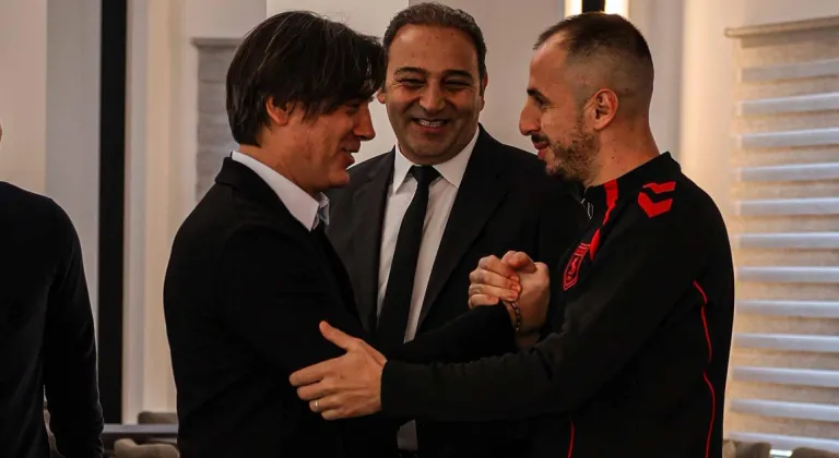 A Milli Takım Teknik Direktörü Montella'dan Samsunspor'a ziyaret