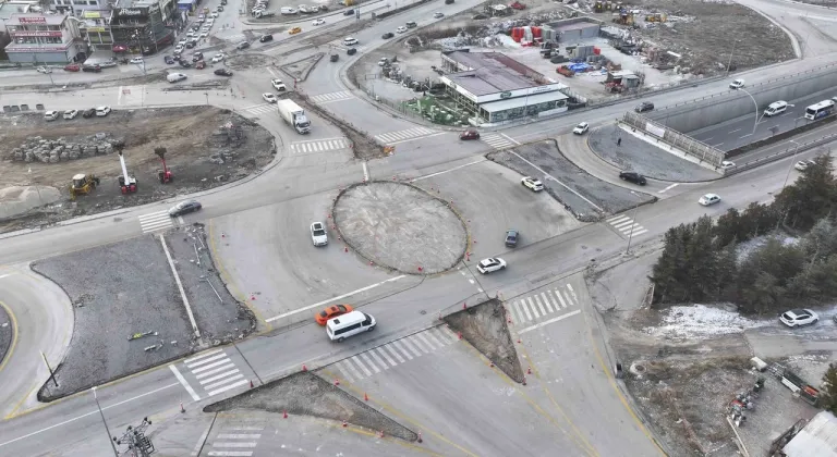 ABB’den, trafiğe nefes aldıran çalışma: Yaşamkent kavşak düzenleme çalışması