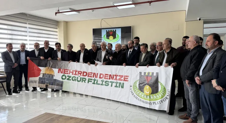 ABD ile İsrail'in İran'a yönelik saldırıları Kahramanmaraş'ta protesto edildi