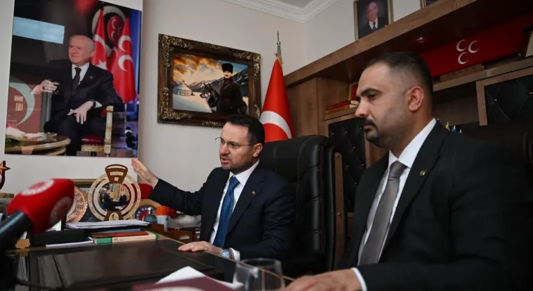 Adalet Bakanı Gürlek, Iğdır'da MHP İl Başkanlığını ziyaret etti: