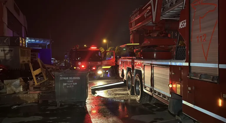 Adana'da bir fabrikada çıkan yangın kontrol altına alındı