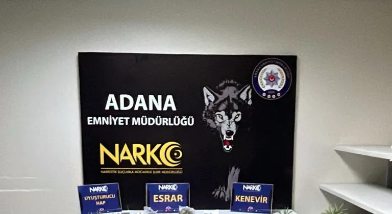 Adana'da uyuşturucu operasyonunda yakalanan 4 zanlı tutuklandı