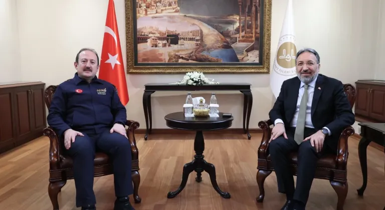 AFAD Başkanı Pehlivan, Diyanet İşleri Başkanı Arpaguş'u ziyaret etti