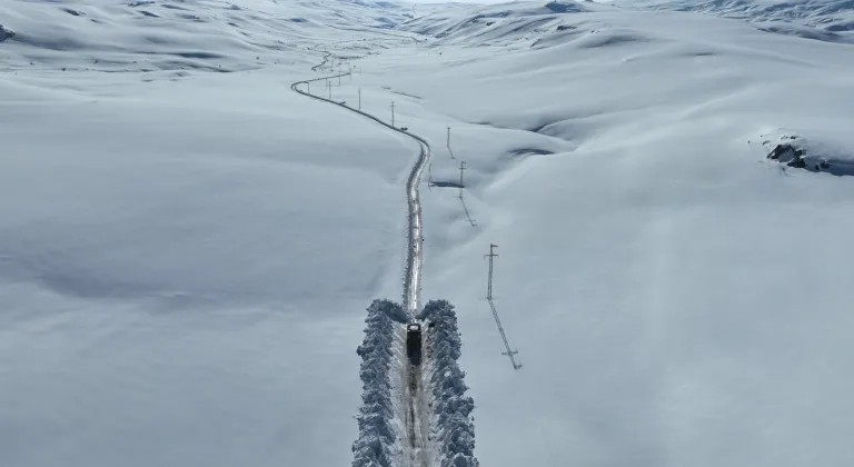 Ağrı'da kar nedeniyle 41 köy yolu ulaşıma kapandı