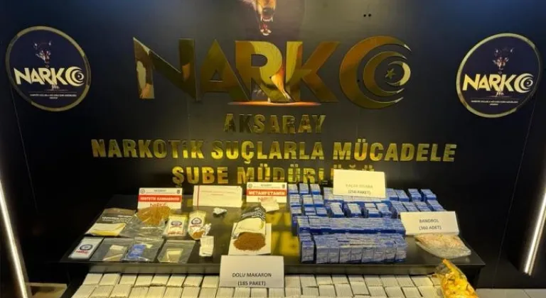 Aksaray'da uyuşturucu operasyonunda 14 şüpheli tutuklandı