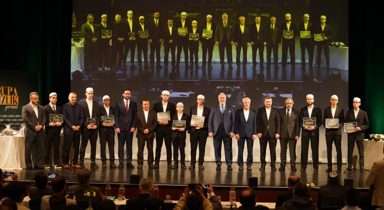 Almanya'da "4. Avrupa Hafızlık Yarışması" düzenlendi