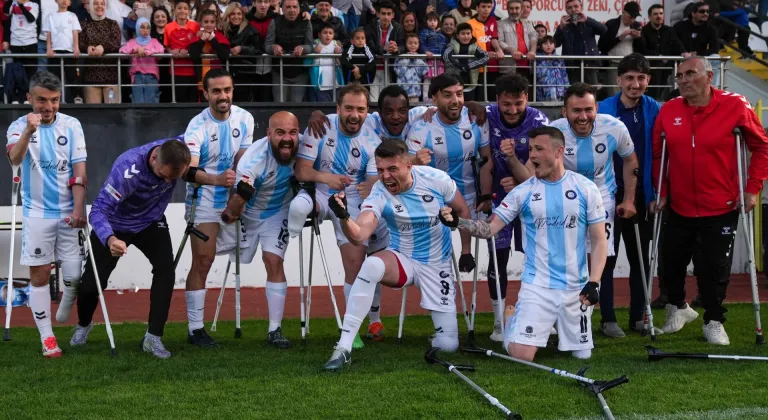 Ampute Futbol Avrupa Ligi'nin şampiyonu Başkent Ampute Futbol Gücü oldu
