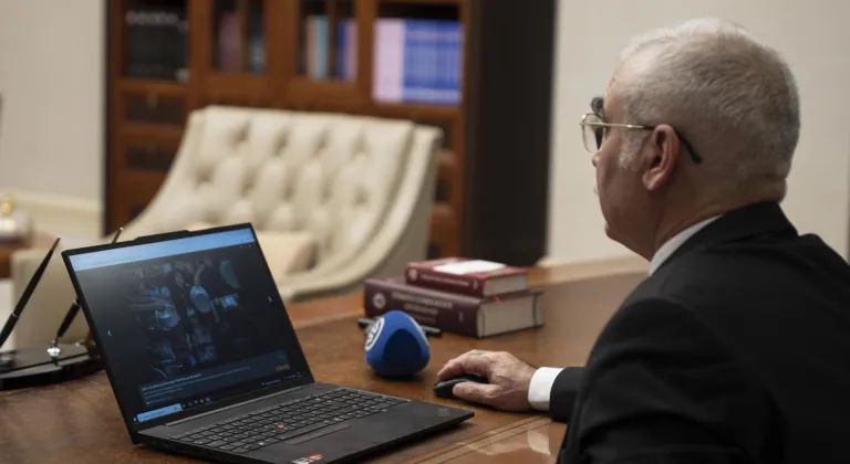 Anayasa Mahkemesi Başkanı Özkaya, AA'nın "Yılın Kareleri" oylamasına katıldı