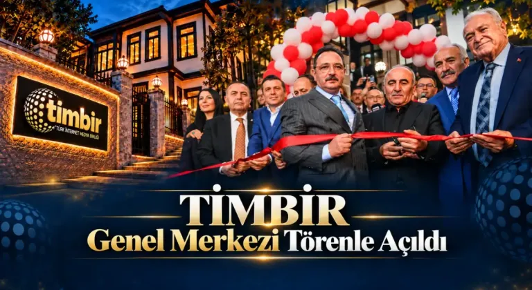 Ankara’da medya zirvesi: TİMBİR’in yeni Genel Merkezi törenle açıldı