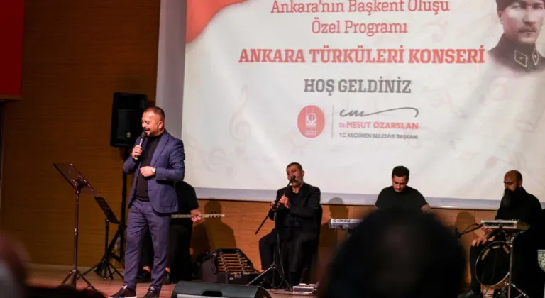 Ankara’nın başkent oluşu türkülerle kutlandı