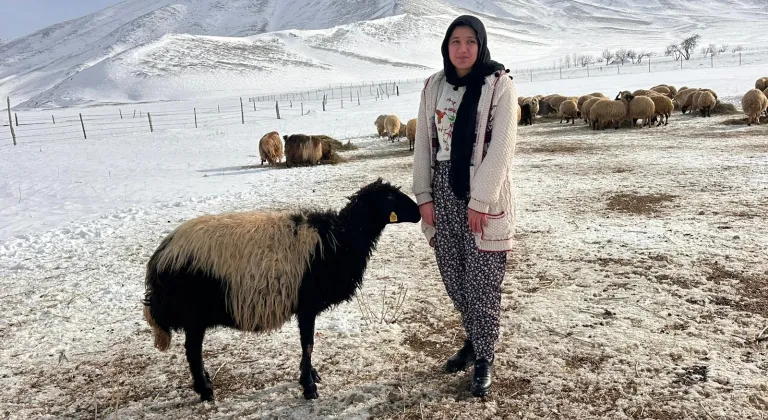 Annesi öldükten sonra sahip çıkarak büyüttüğü koyunla arkadaş oldu