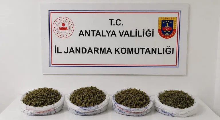 Antalya'da 1 kilo 979 gram esrar ele geçirildi