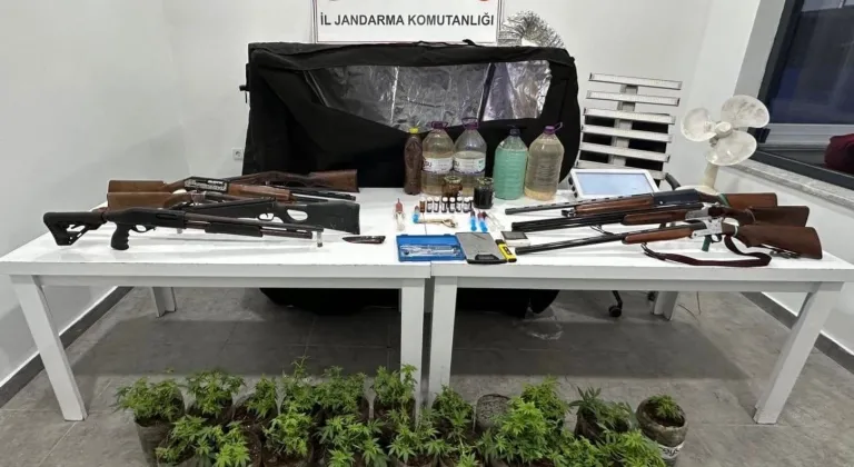 Antalya'da uyuşturucu ve ruhsatsız silah operasyonunda 2 kişi yakalandı