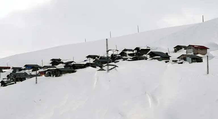 Ardahan ile Artvin arasındaki yaylalar karla beyaza büründü