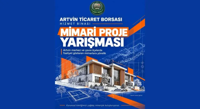 Artvin Ticaret Borsası hizmet binası için mimari proje yarışması