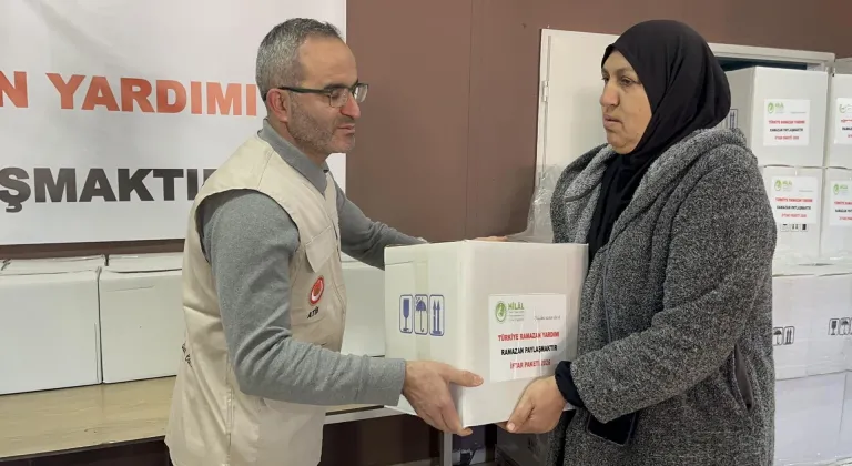 ATİB'ten Hatay'daki depremzede ve yetimlere ramazan yardımı