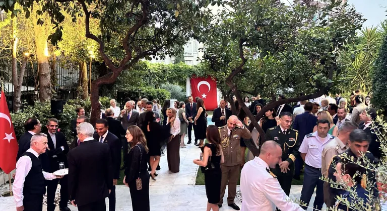 Atina'da 30 Ağustos Zafer Bayramı ve Türk Silahlı Kuvvetleri Günü resepsiyonu düzenlendi