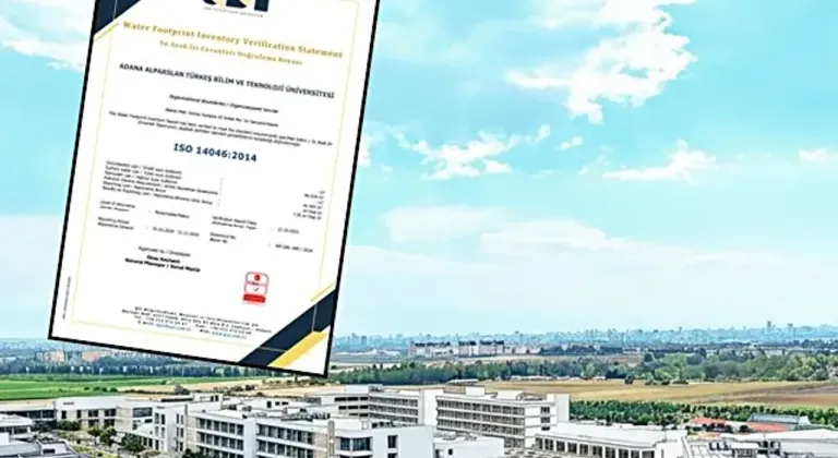 ATÜ su ayak izi belgesi aldı