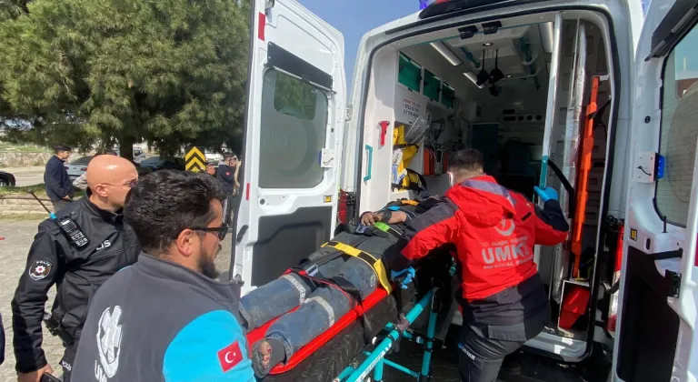 Aydın'da meydana gelen motosiklet kazasında 3 kişi yaralandı