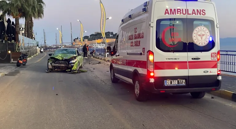 Aydın'da otomobille çarpışan elektrikli skuter sürücüsü öldü