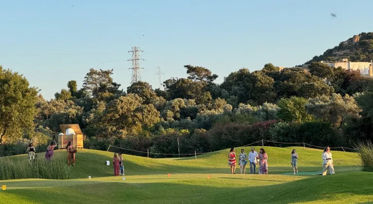 Ayla Turan ve Kemal Tufan'ın heykel sergisi Bodrum Golf Club'da sanatseverlerle buluştu