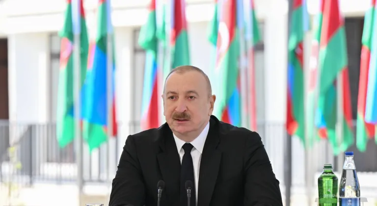 Azerbaycan Cumhurbaşkanı Aliyev, Dost Agropark'ın hedefine ulaşmak üzere olduğunu söyledi