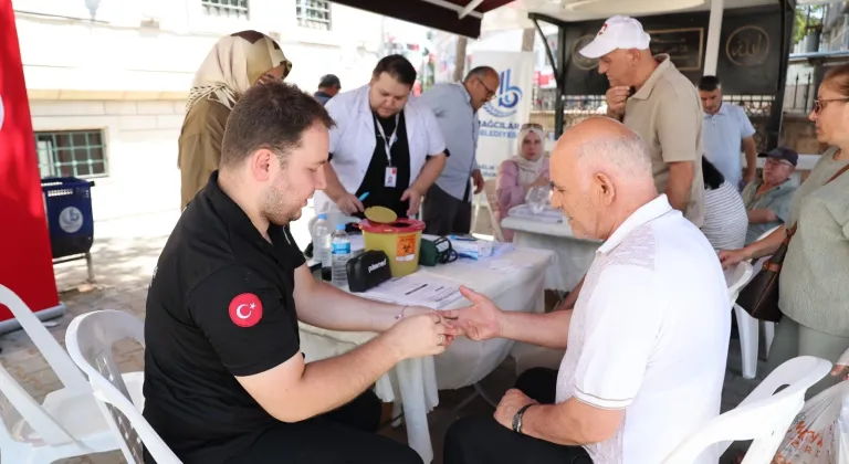 Bağcılar'da camilerde sağlık taraması yapıldı