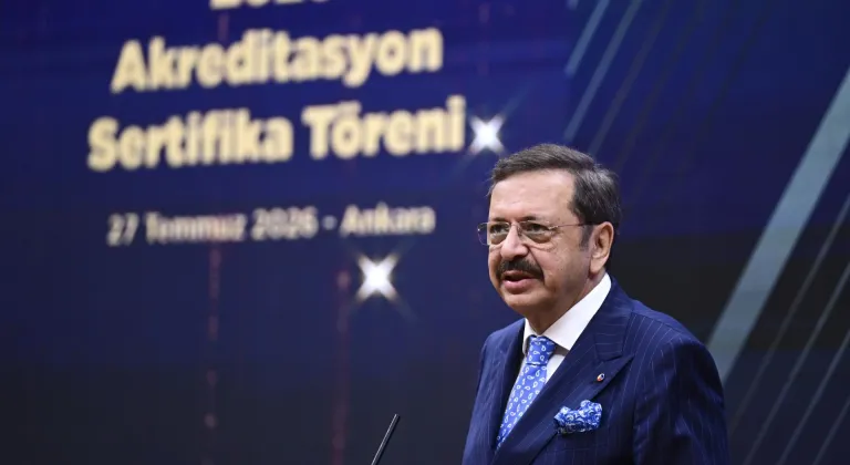 Bakan Bolat TOBB 2026 Akreditasyon Sertifika Töreni'nde konuştu: