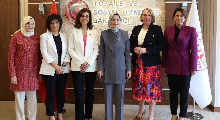 Bakan Göktaş, BM Kadın Birimi yetkilileriyle bir araya geldi