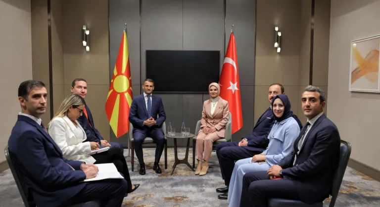 Bakan Göktaş Kuzey Makedonya'da ikili görüşmelerde bulundu