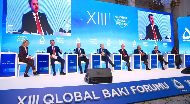 Bakan Kurum, "13. Küresel Bakü Forumu"nda Türkiye'nin COP31 vizyonunu anlattı: