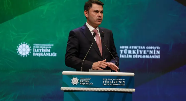 Bakan Kurum: Artık taahhütlerin eyleme geçme zamanıdır