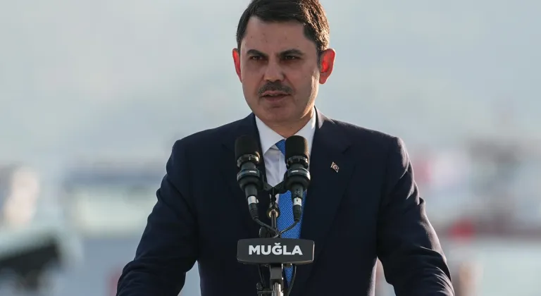 Bakan Kurum, "Mapa-Şamandıra Sistemi ve Fethiye Dip Çamuru Temizliği Lansmanı"nda konuştu: