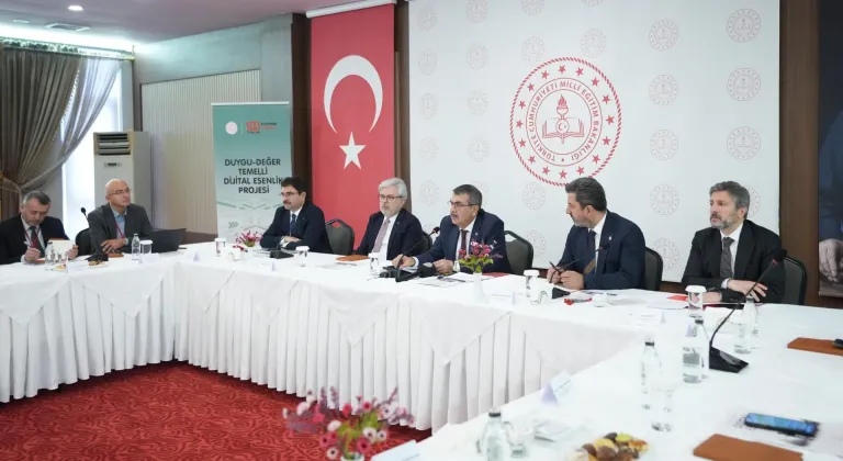 Bakan Tekin, "Duygu Değer Temelli Esenlik Projesi"nin çalıştayında konuştu: