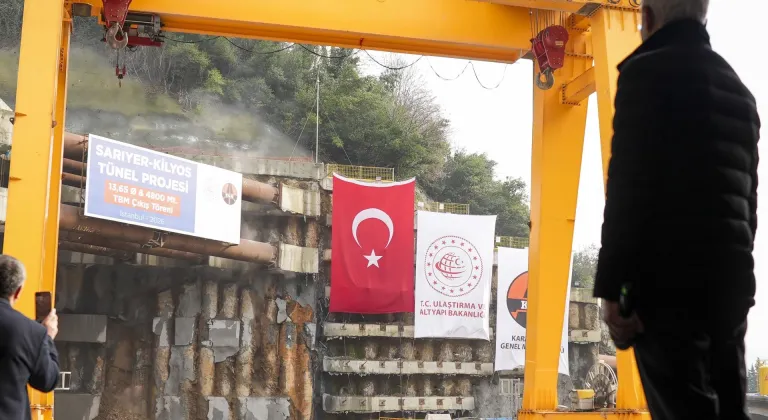 Bakan Uraloğlu "Sarıyer-Kilyos Tünel Projesi TBM Kazı Çalışmaları Tamamlama Töreni"nde konuştu: