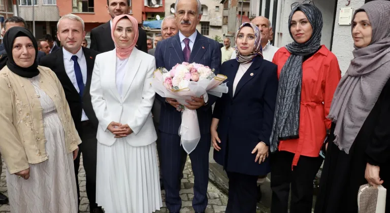 Bakan Uraloğlu, Trabzon Raylı Sistem Hattı Temel Atma Töreni'nde konuştu: