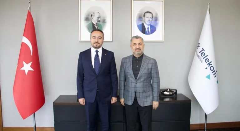 Bakan Yardımcısı Demiralp’ten Türk Telekom Genel Müdürü Şahin’e ziyaret