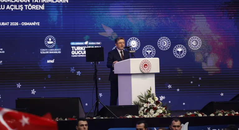 Bakan Yumaklı, 6 Şubat Depremleri Anma Programı ve Toplu Açılış Töreni'nde konuştu: