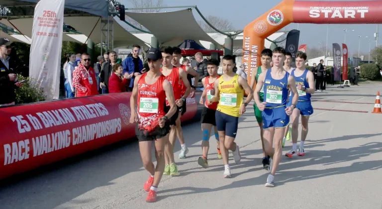 Balkan Yürüyüş Şampiyonası, İzmir'de gerçekleştirildi