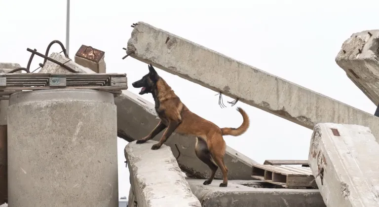 Barınaktan sahiplenilen "Momo" afetlerde can kurtaracak