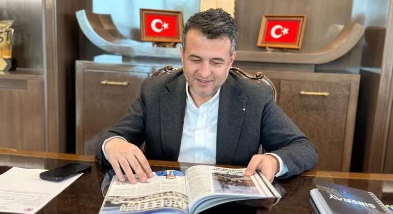 Başkan Halit Doğan'dan Sürmanşet Haber Dergisi'ne yakın ilgi