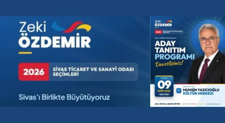 Başkan Özdemir'in, Aday Tanıtım Programı 9 Ekim'de