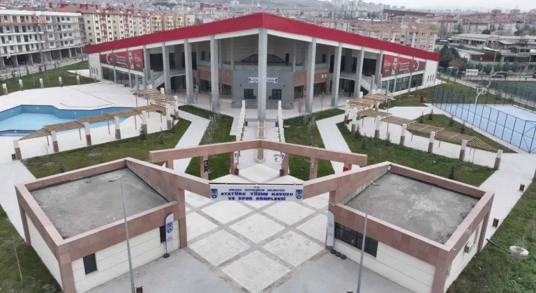 Ankara'ya Yeni Spor Merkezi: Sincan Atatürk Yüzme Havuzu ve Spor Kompleksi Hizmete Girmeye Hazırlanıyor