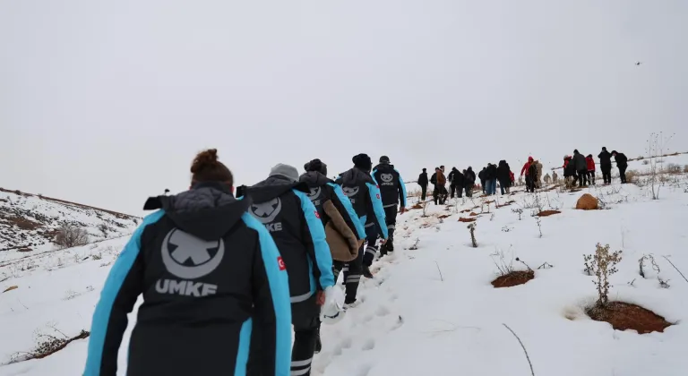 Bayburt'ta çığda arama kurtarma tatbikatı gerçekleştirildi