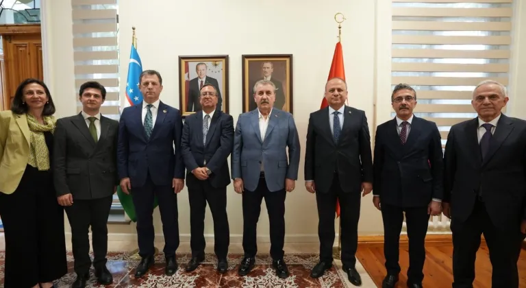 BBP Genel Başkanı Destici, Semerkant Başkonsolosu Deniz ile görüştü