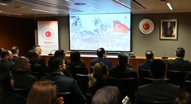Belçika'da 18 Mart Şehitleri Anma Günü ve Çanakkale Deniz Zaferi’nin 111. yıl dönümü kutlandı