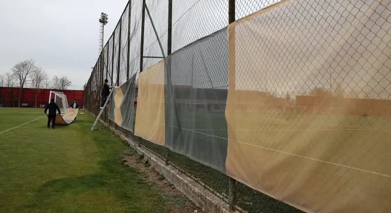 Beştepe İlhan Cavcav Tesisleri'nde brandalar kaldırıldı